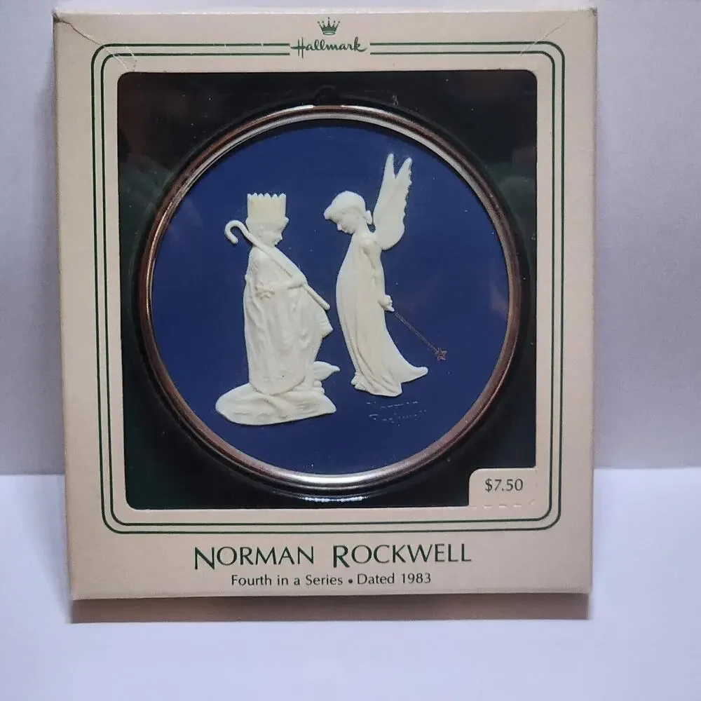 Vintage 1983 Norman Rockwell 4th In Series Dress Rehearsal Christmas Ornament 🎄